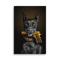 ArtZ® Don't Mess With Doberman Painting - 12 inch by 16 inch (30x40cm)