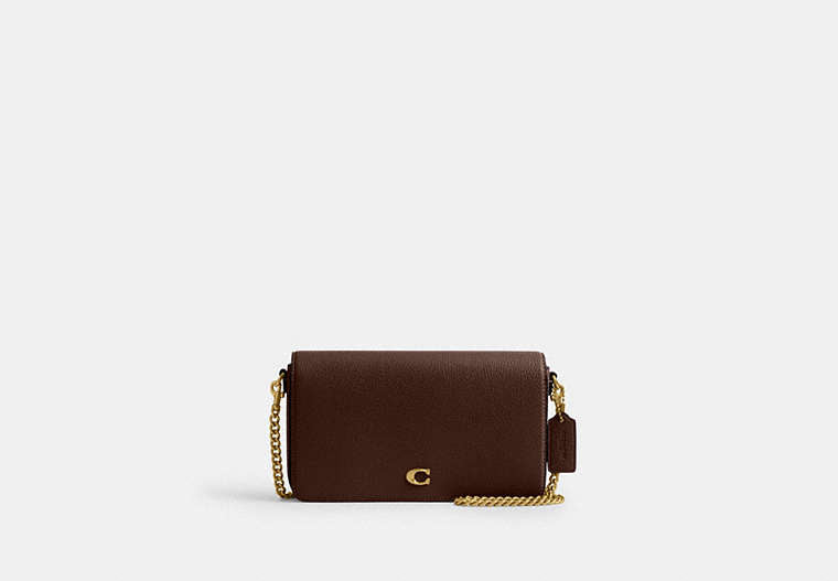 COACH® Women's Bolso cruzado Mila en Castaño | Cuir