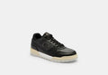 COACH® Women's Zapatillas deportivas Soho con lona de firma en Negro, Talla 11 | Matières Mélangées