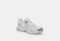COACH® Women's Zapatillas deportivas de malla en Blanco, Talla 11 | Matières Mélangées