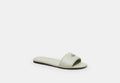 COACH® Women's Sandalias básicas en Verde, Talla 11 | Cuir