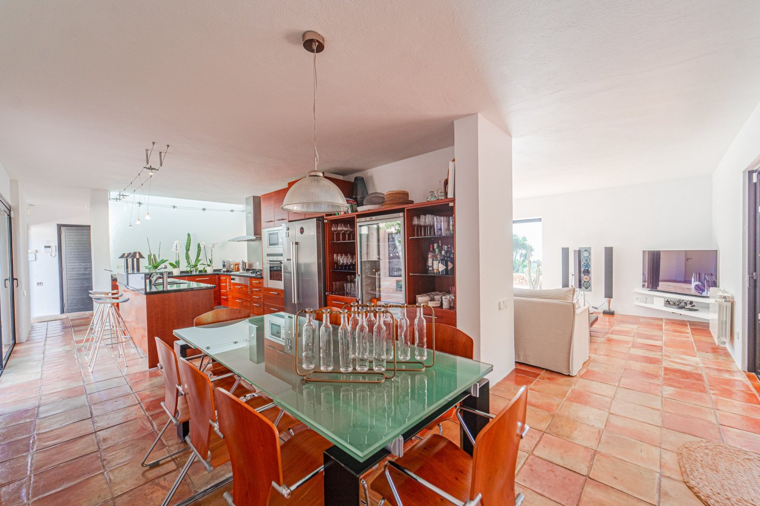 Secluded Hillside Ibiza Villa Surrounded by Beautiful Gardens near Ibiza Town