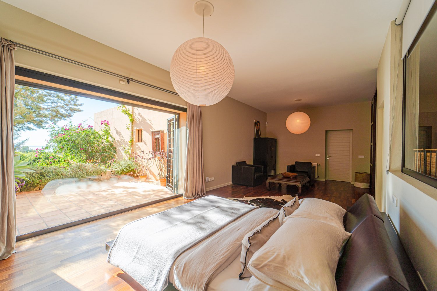 Secluded Hillside Ibiza Villa Surrounded by Beautiful Gardens near Ibiza Town