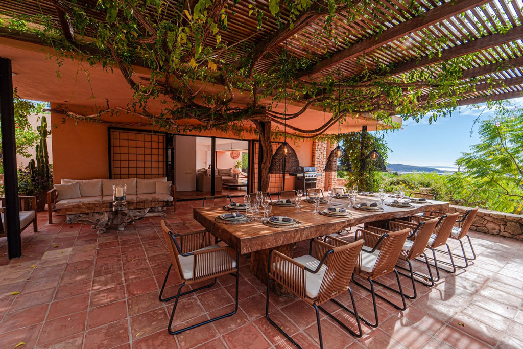 Secluded Hillside Ibiza Villa Surrounded by Beautiful Gardens near Ibiza Town