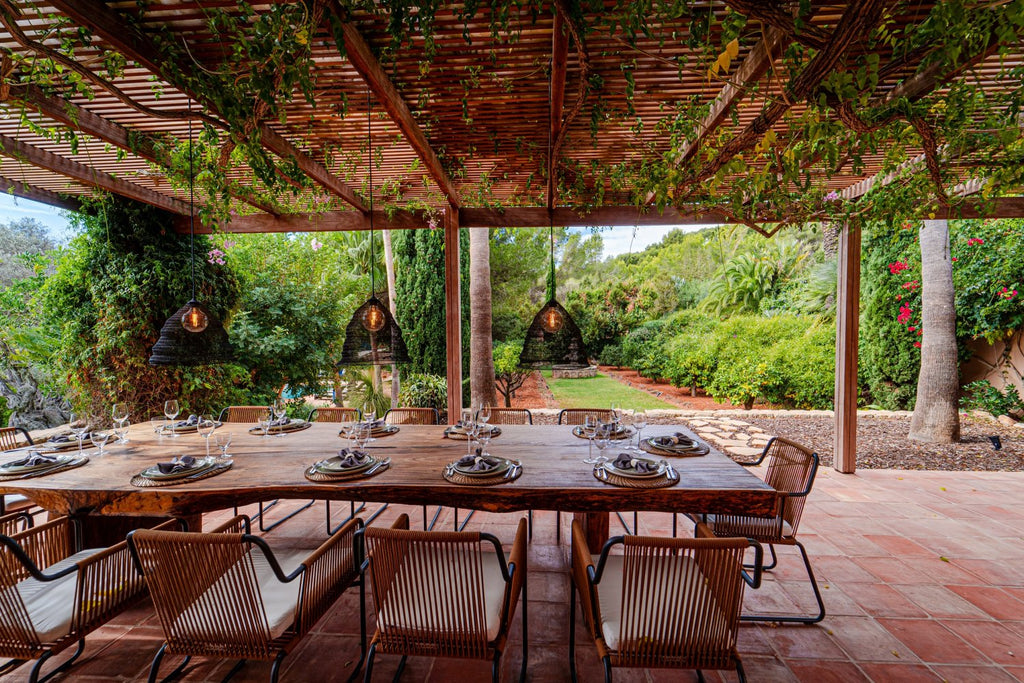 Secluded Hillside Ibiza Villa Surrounded by Beautiful Gardens near Ibiza Town