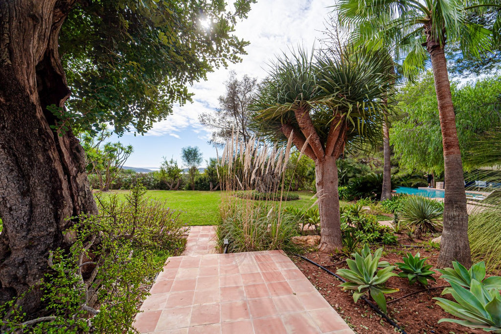 Secluded Hillside Ibiza Villa Surrounded by Beautiful Gardens near Ibiza Town