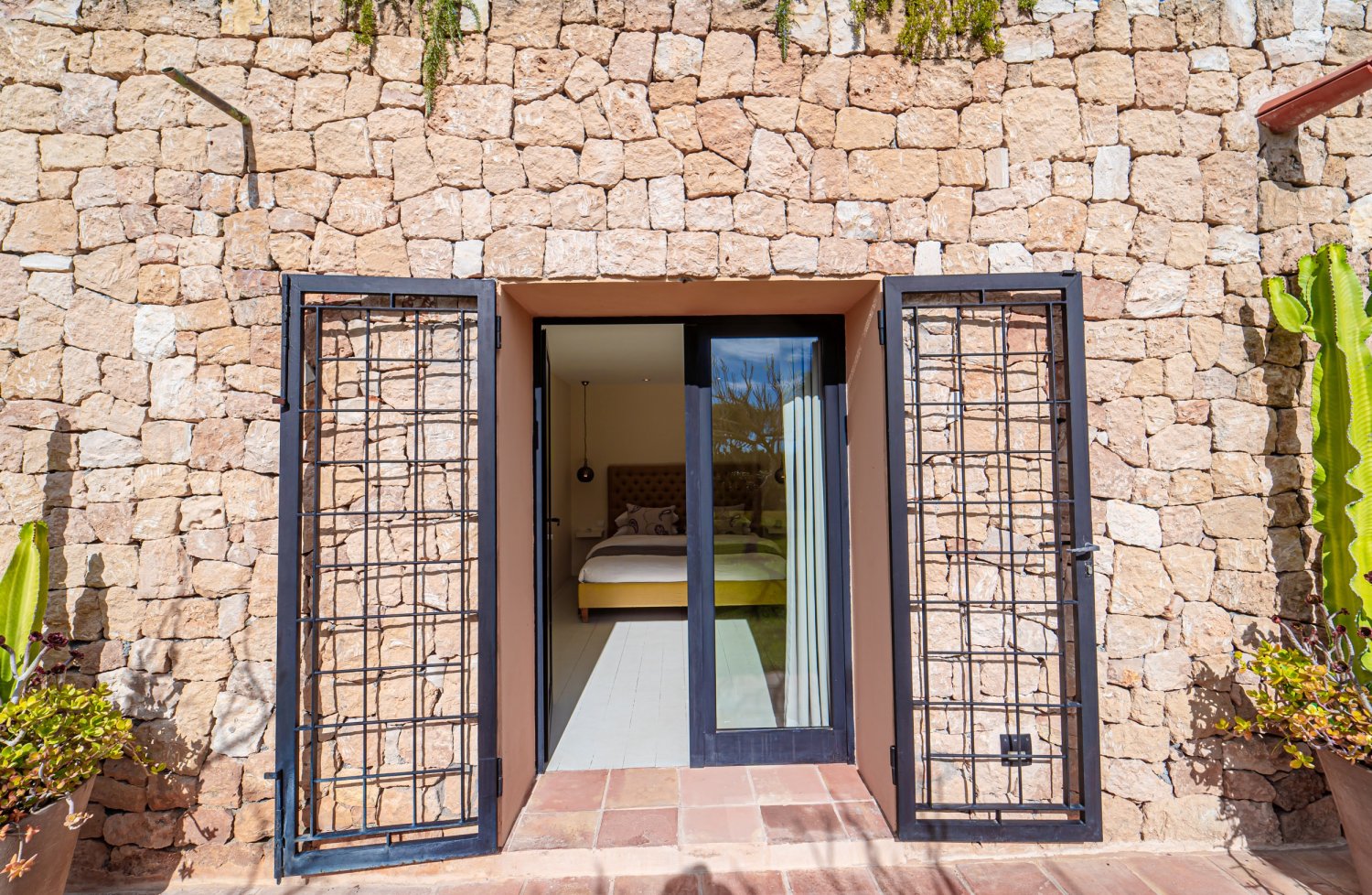 Secluded Hillside Ibiza Villa Surrounded by Beautiful Gardens near Ibiza Town