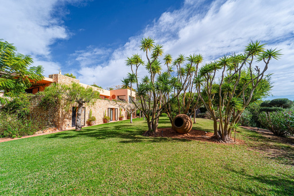 Secluded Hillside Ibiza Villa Surrounded by Beautiful Gardens near Ibiza Town