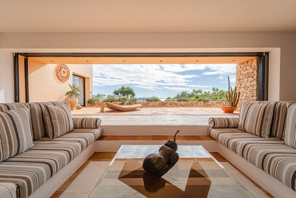 Secluded Hillside Ibiza Villa Surrounded by Beautiful Gardens near Ibiza Town