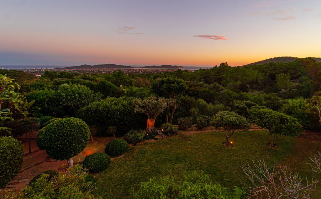 Secluded Hillside Ibiza Villa Surrounded by Beautiful Gardens near Ibiza Town