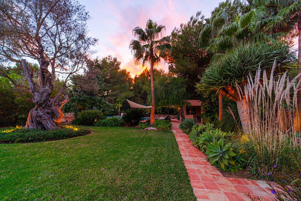 Secluded Hillside Ibiza Villa Surrounded by Beautiful Gardens near Ibiza Town