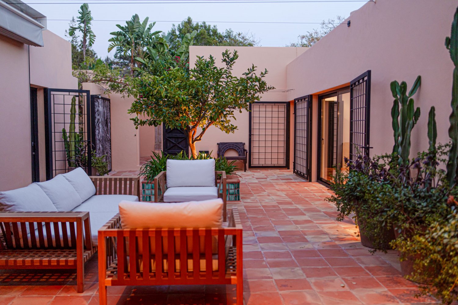 Secluded Hillside Ibiza Villa Surrounded by Beautiful Gardens near Ibiza Town