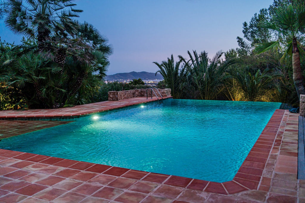 Secluded Hillside Ibiza Villa Surrounded by Beautiful Gardens near Ibiza Town