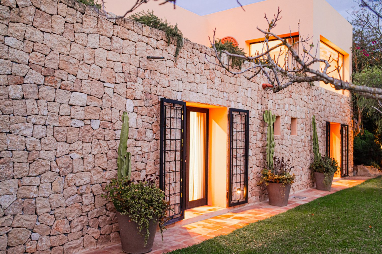 Secluded Hillside Ibiza Villa Surrounded by Beautiful Gardens near Ibiza Town
