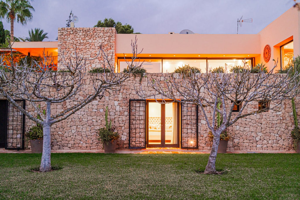Secluded Hillside Ibiza Villa Surrounded by Beautiful Gardens near Ibiza Town