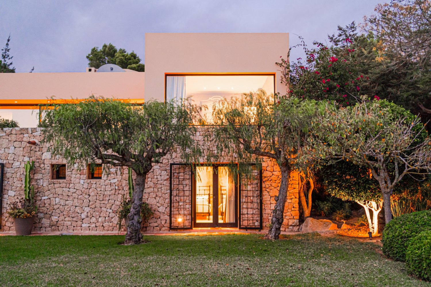Secluded Hillside Ibiza Villa Surrounded by Beautiful Gardens near Ibiza Town