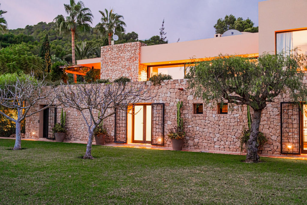 Secluded Hillside Ibiza Villa Surrounded by Beautiful Gardens near Ibiza Town