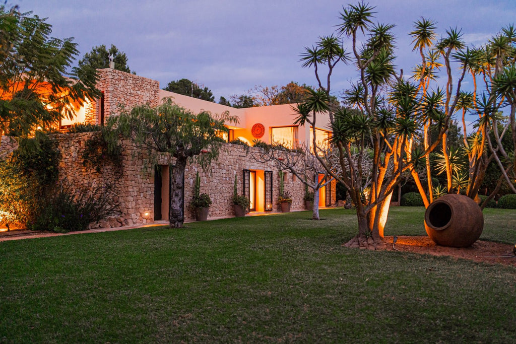 Secluded Hillside Ibiza Villa Surrounded by Beautiful Gardens near Ibiza Town