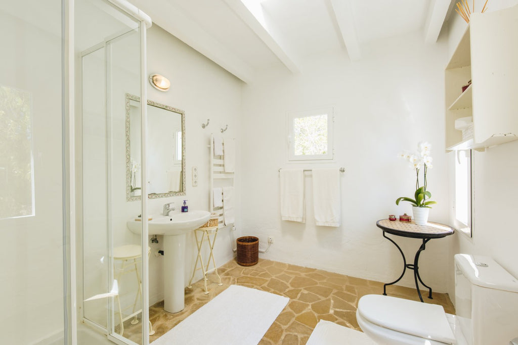 Peaceful Ibiza Villa Surrounded by Nature with a Tennis Court in Ibiza Town