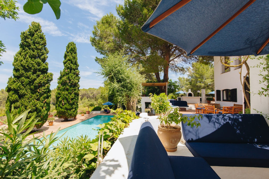 Peaceful Ibiza Villa Surrounded by Nature with a Tennis Court in Ibiza Town