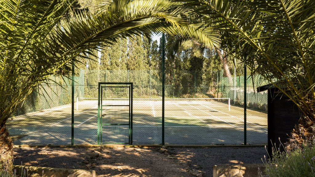 Peaceful Ibiza Villa Surrounded by Nature with a Tennis Court in Ibiza Town