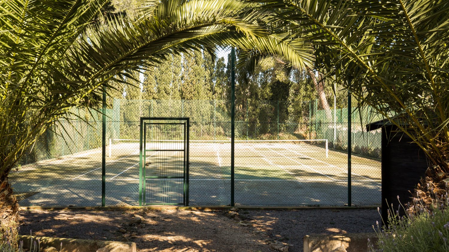Peaceful Ibiza Villa Surrounded by Nature with a Tennis Court in Ibiza Town