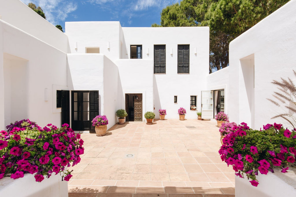 Peaceful Ibiza Villa Surrounded by Nature with a Tennis Court in Ibiza Town