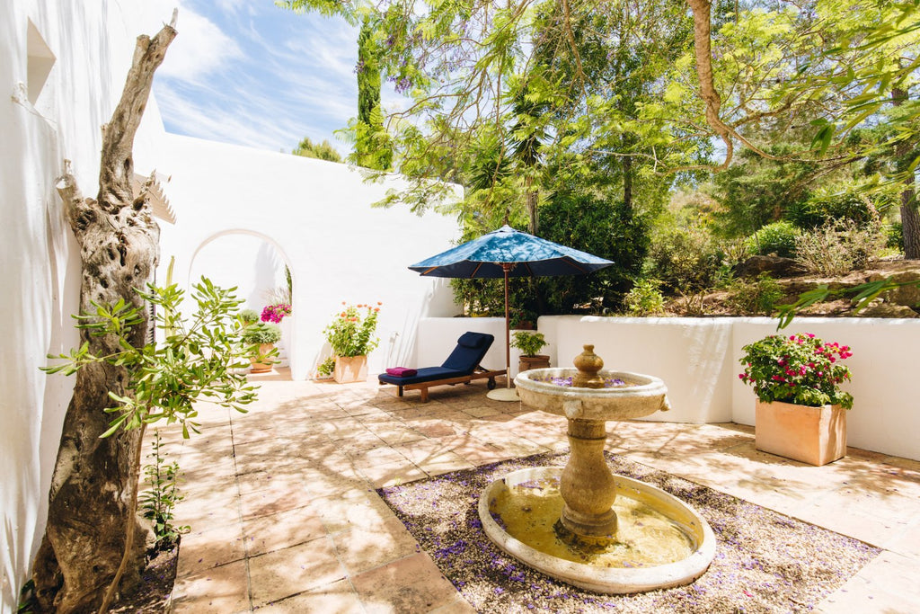 Peaceful Ibiza Villa Surrounded by Nature with a Tennis Court in Ibiza Town
