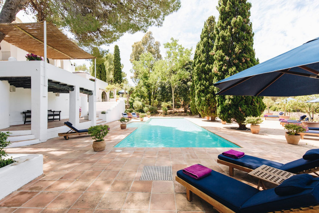 Peaceful Ibiza Villa Surrounded by Nature with a Tennis Court in Ibiza Town