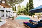 Peaceful Ibiza Villa Surrounded by Nature with a Tennis Court in Ibiza Town