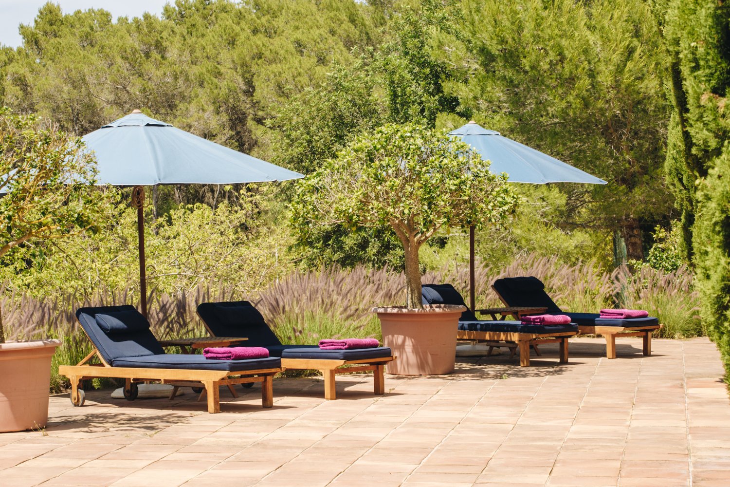 Peaceful Ibiza Villa Surrounded by Nature with a Tennis Court in Ibiza Town