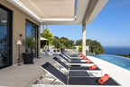 Hillside Contemporary Style Ibiza Villa with Panoramic Views of the Island near Cala Roja Cove and Talamanca Beach in Ibiza Town