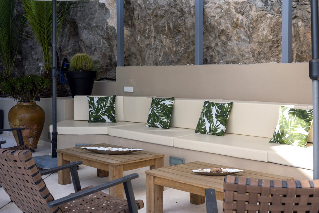 Hillside Contemporary Style Ibiza Villa with Panoramic Views of the Island near Cala Roja Cove and Talamanca Beach in Ibiza Town