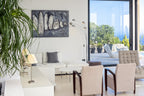 Hillside Contemporary Style Ibiza Villa with Panoramic Views of the Island near Cala Roja Cove and Talamanca Beach in Ibiza Town