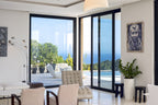 Hillside Contemporary Style Ibiza Villa with Panoramic Views of the Island near Cala Roja Cove and Talamanca Beach in Ibiza Town