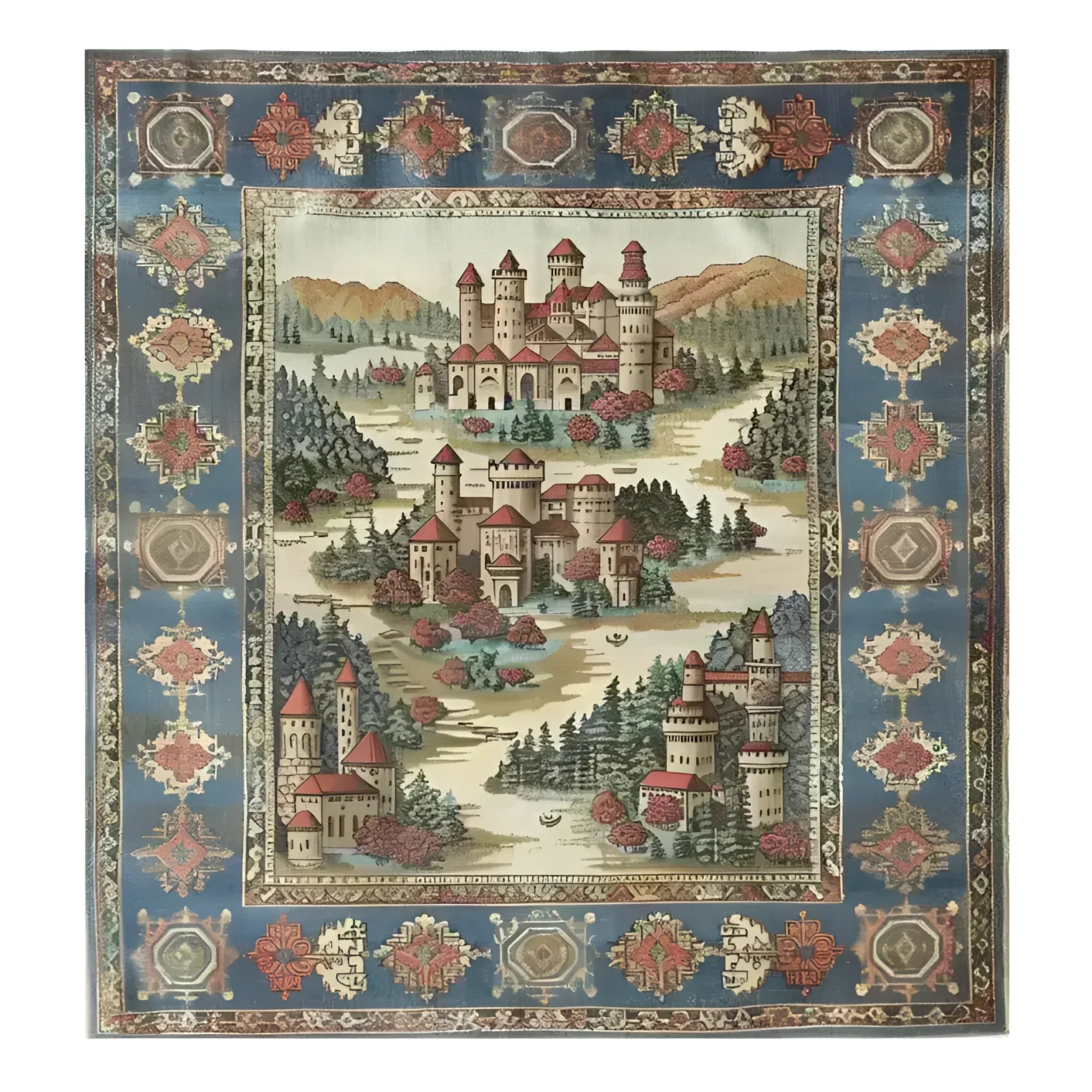 Castle Country Wool Hand Knotted Area Rug