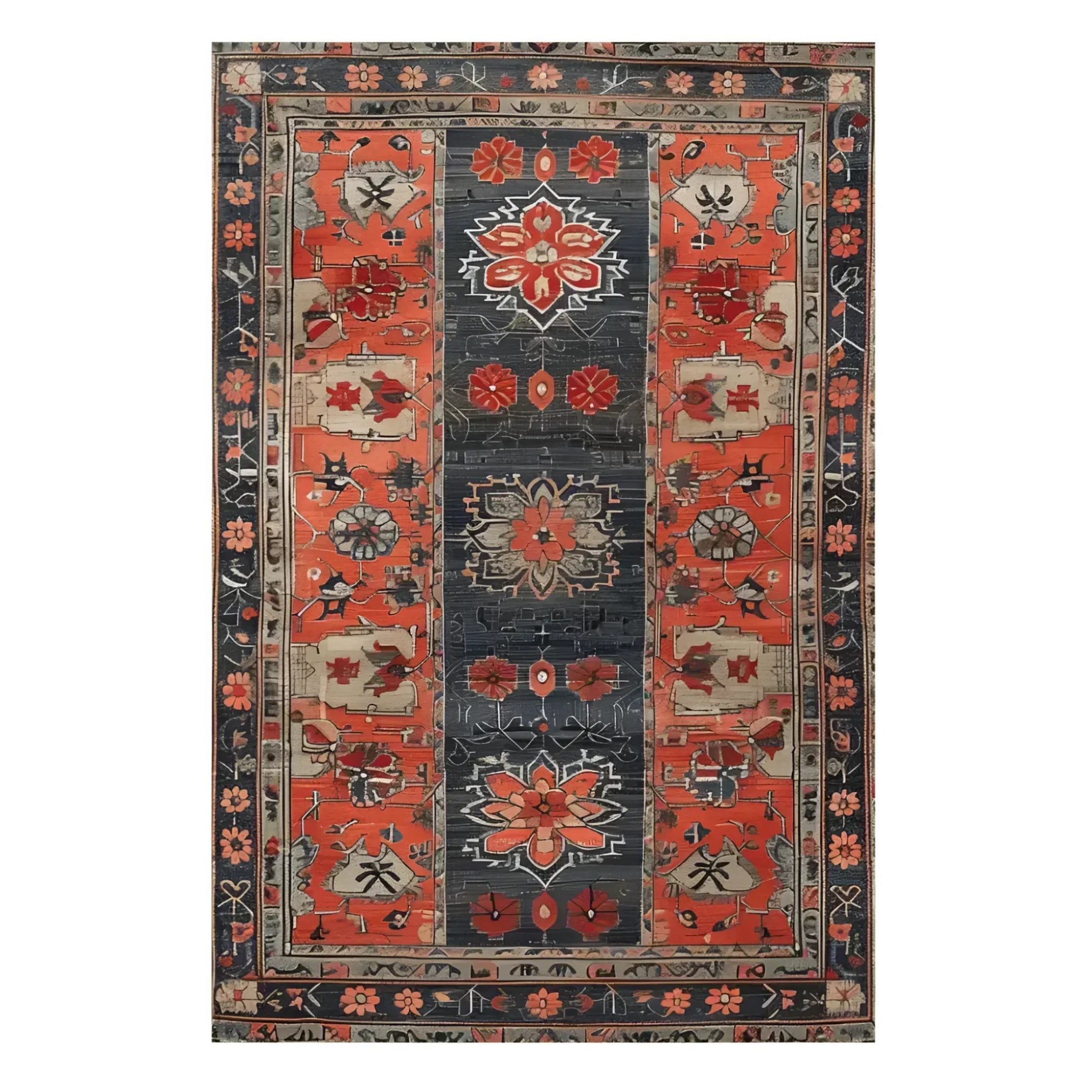 Caucasus Heritage Knotted Wool Rug