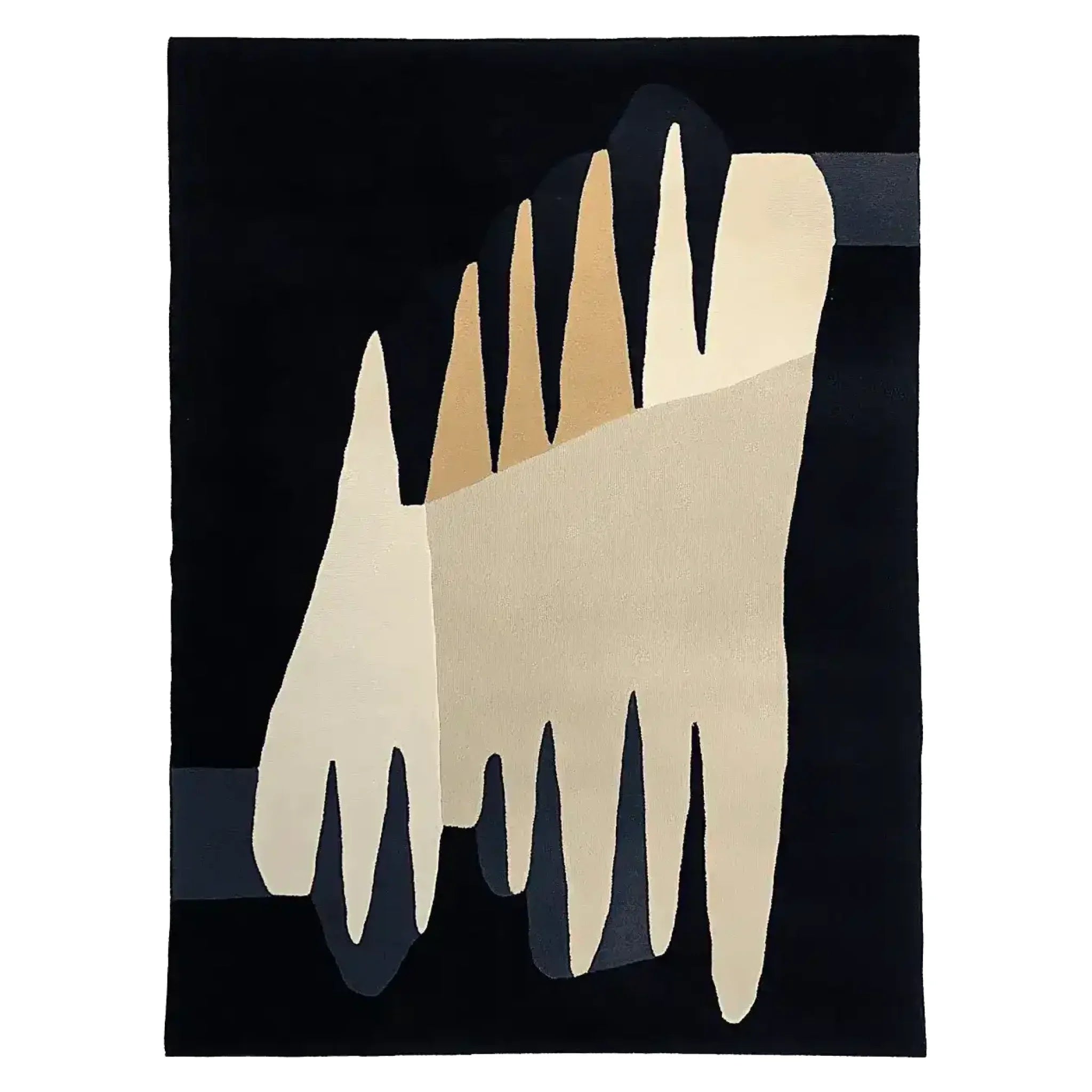Cave Light Reflections Hand Tufted Rug