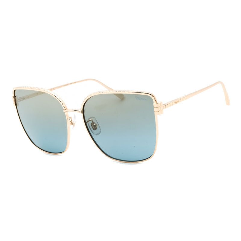 Chopard SCHG67M Metal Frame Sunglasses — Rose gold