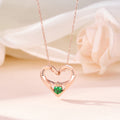 Personalizado Dainty Birthstone Corazón Collar con Texto Grabado Exquisita Joyería Día de la Madre Cumpleaños Aniversario Regalo para Mamá Mujer