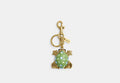 COACH® Women's Charm Para Bolso De Rana en Verde | Métal