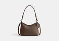 COACH® Women's Bolso De Hombro Pequeño Laurel en Castaño | Cuir