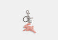 COACH® Women's Charm Para Bolso De Conejo en Rosa | Cuir