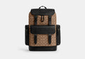 COACH® Men's Mochila Sprint En Jacquard De Firma en Castaño | Matières Mélangées