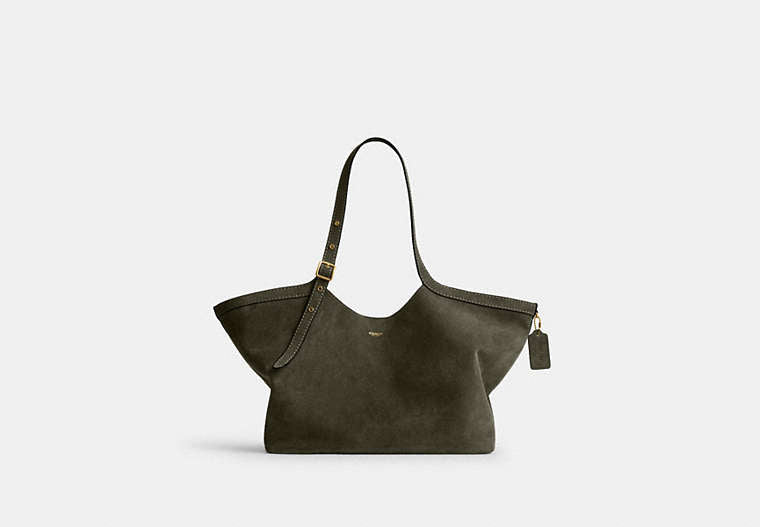 COACH® Women's Bolso Tote Gramercy en Verde | Cuir