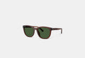COACH® Men's Gafas De Sol Cuadradas Texturizadas en Castaño | Plastique