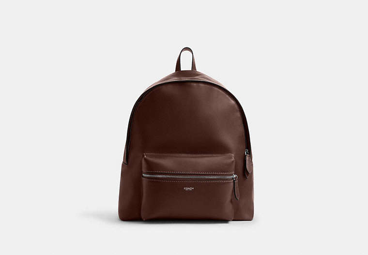 COACH® Men's Mochila Ridgewood en Castaño | Cuir