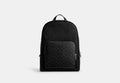 COACH® Men's Mochila Wade En Lona De Firma en Negro | Toile Enduite Signature/pvc