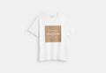 COACH® Women's Camiseta Cuadrada De Firma en Blanco, Talla Mediano | Autre