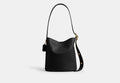 COACH® Women's Bolso Bucket Bleeker en Negro | Cuir
